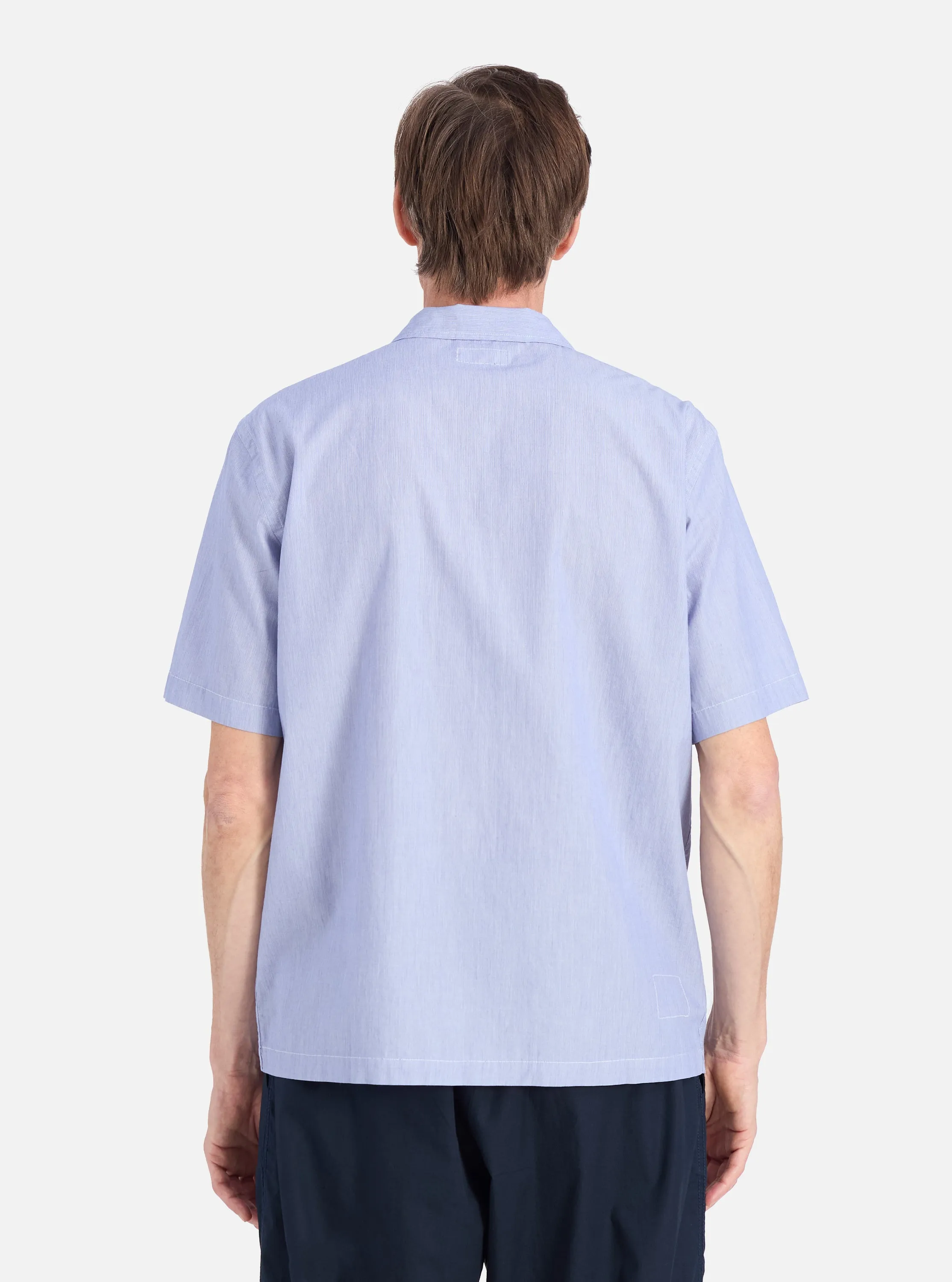 Iconic look Blue Classic Stripes Road Trip Shirt