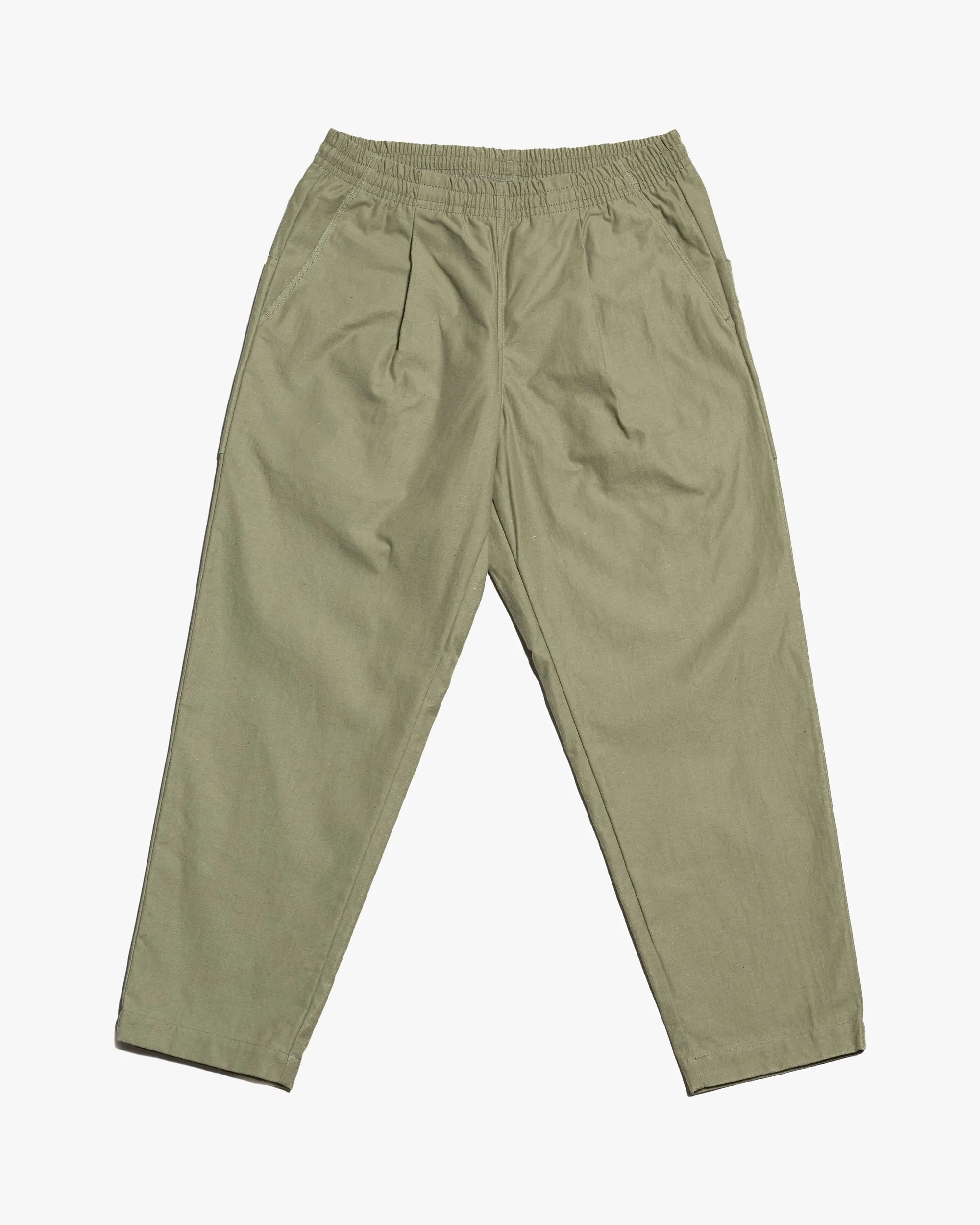 Jackman Back Nep Umps Pant - Olive Formal Fashion Lover
