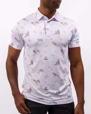 Bev Cart Bandit Men's Polo Indoor Comfort