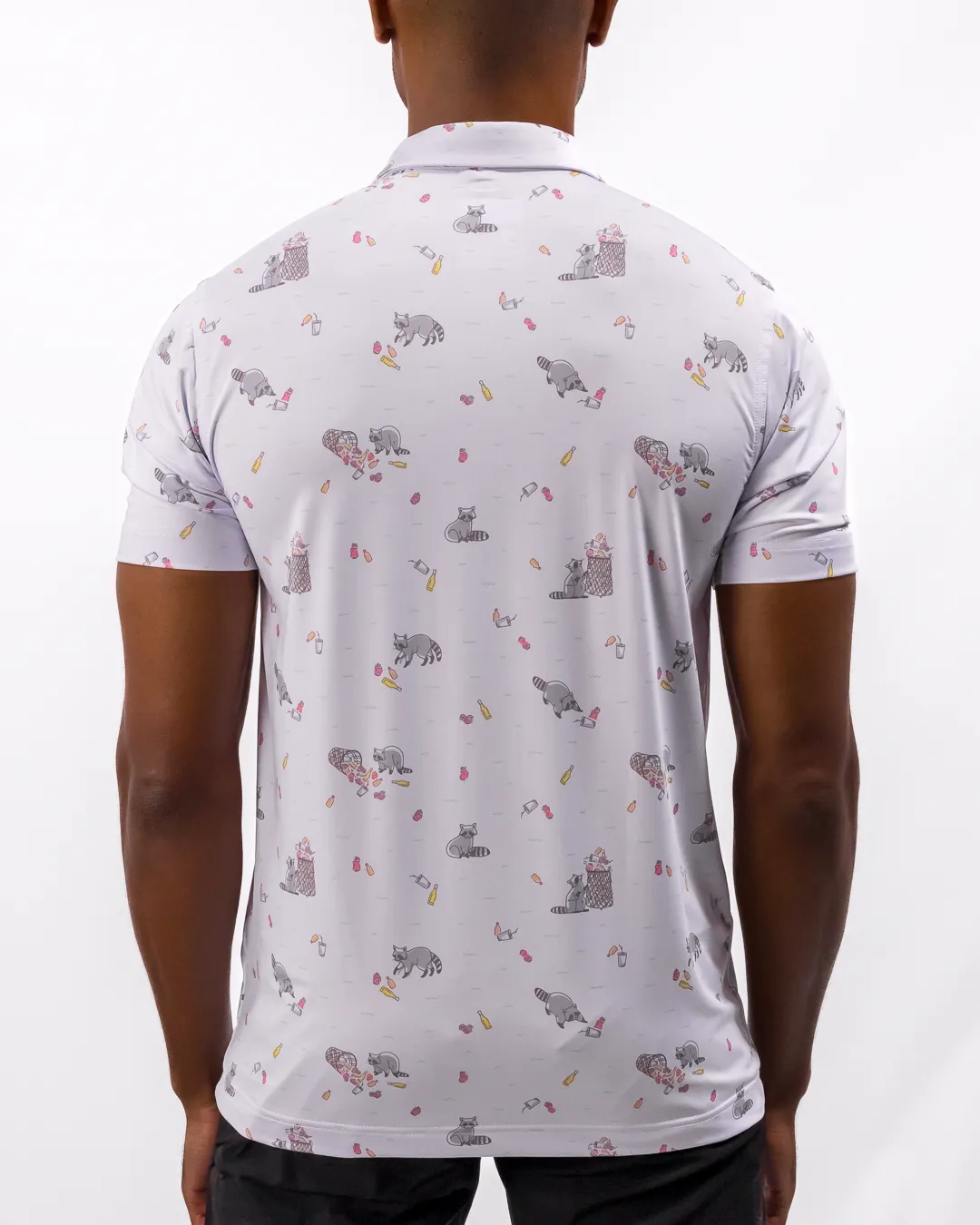 high-low hem Streamlined Design Bev Cart Bandit Men's Polo