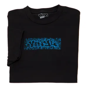 Vinyl Blue Splat S/S T-Shirt (Black) Wool combination
