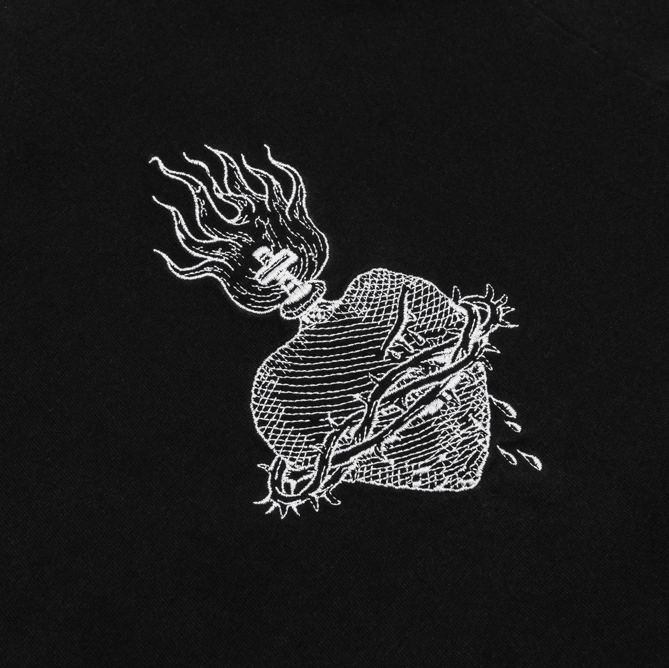 Virgin Mary Mens Short Sleeve Shirt (Black) Performance Wear Fit