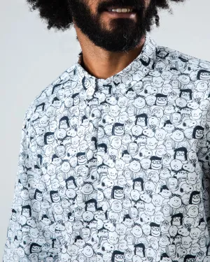 Peanuts The Gang Shirt Non Iron Fabric