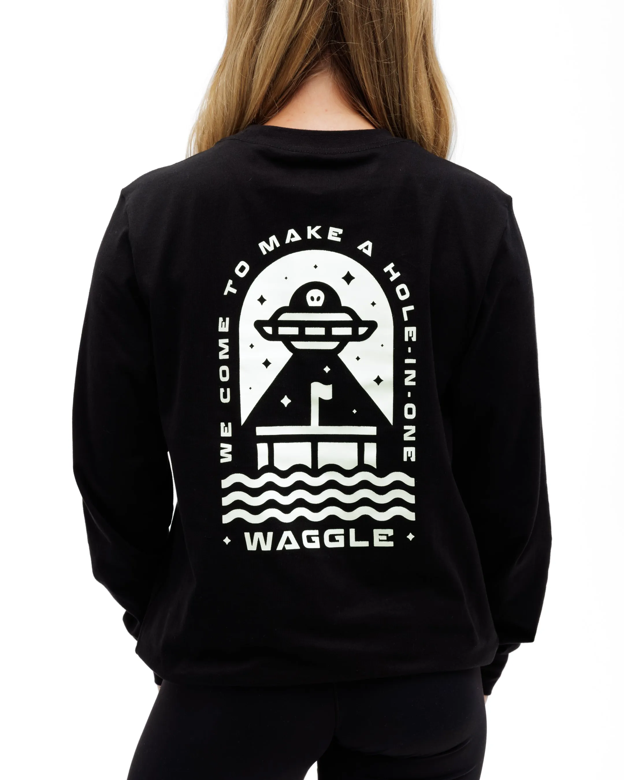 Easy Style Wear Waggle Odyssey Glow-In-The-Dark Long-Sleeve T-Shirt