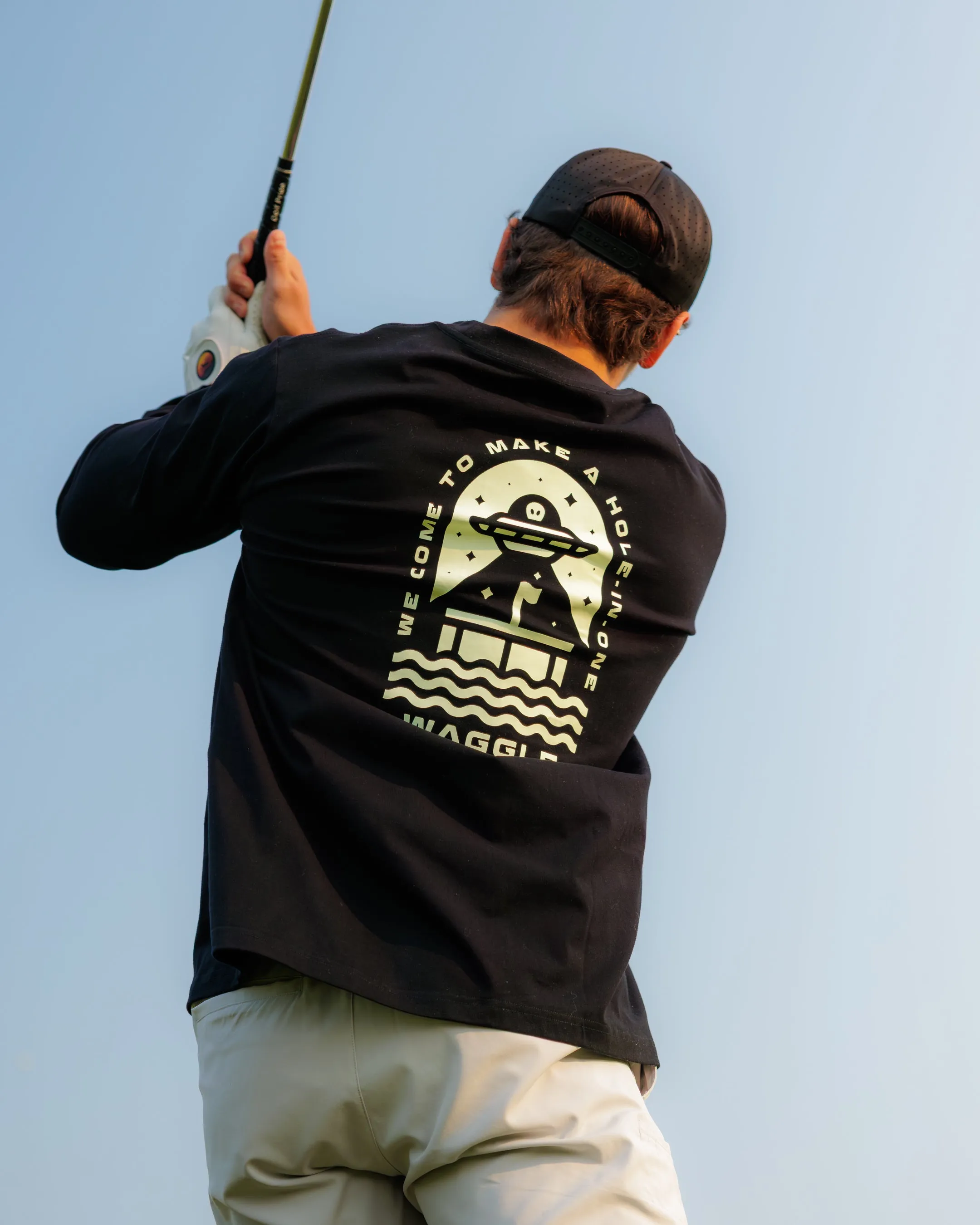 Waggle Odyssey Glow-In-The-Dark Long-Sleeve T-Shirt UltraSoftBrushedInterior