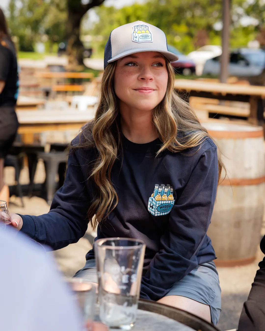 Minimalist Style Wagglefest Long-Sleeve T-Shirt