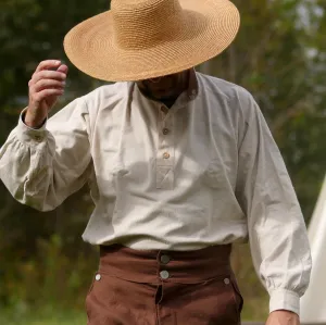19th Century Trade Shirt in Osnaburg Seasonal Fashion