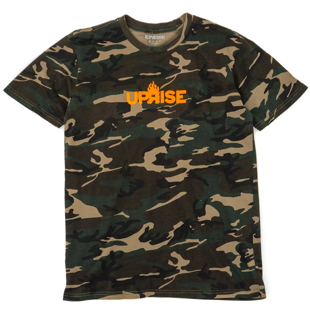shopping Flame Logo Featherweight T-shirt (Camo) (S)