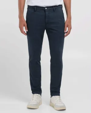 Replay Zeumar Hyperchino Colour XLITE Slim Mens Jeans - Blue Minimalist Style Chill Outfit Luxury Textured