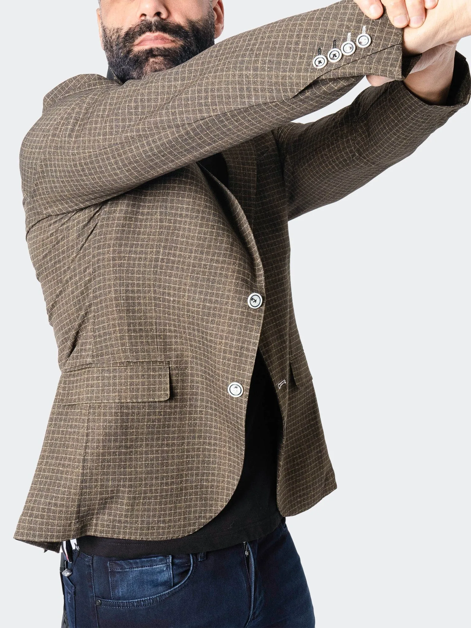 Blazer Unconstructed Descartes Vortex Brown LowProfile Design