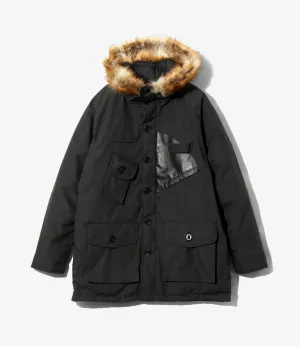 Ergonomic Drape Temperature Regulating Lining Tenkara Down Jacket ?C Black HINOC