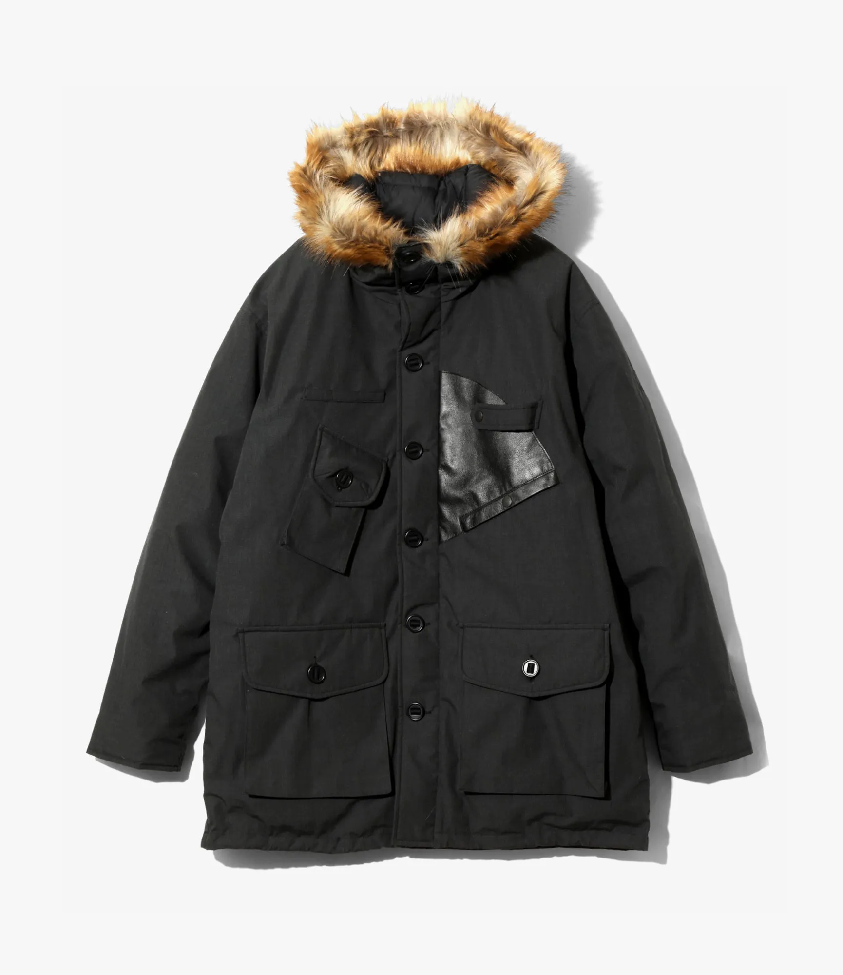 Ergonomic Drape Temperature Regulating Lining Tenkara Down Jacket ?C Black HINOC