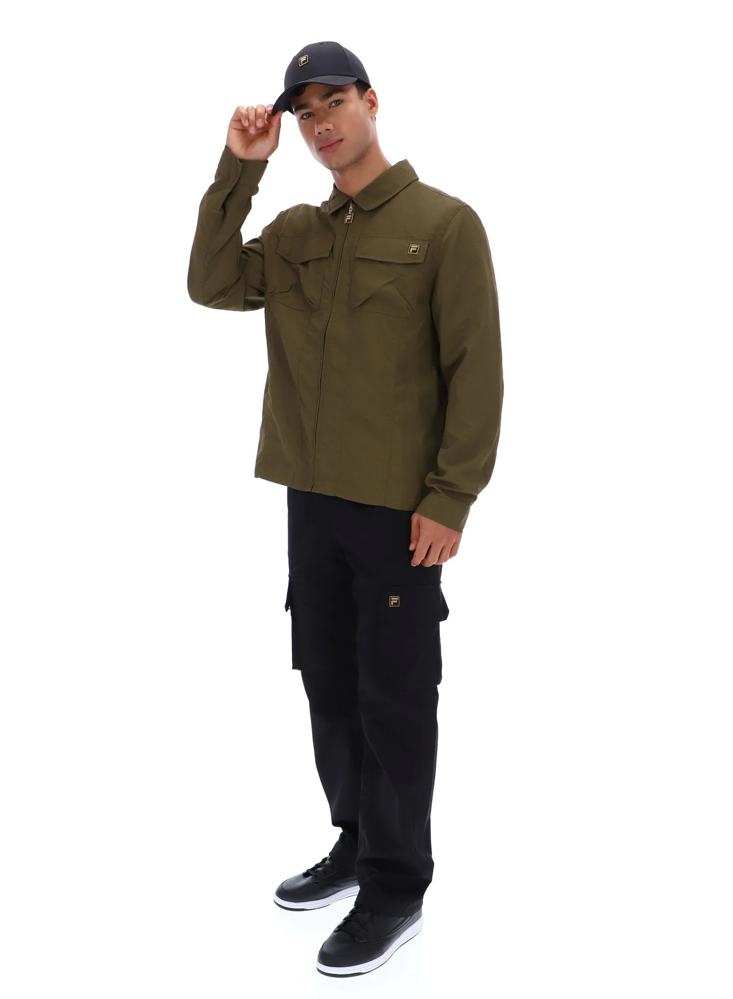 Anti Pilling Finish Kasa Zip-Through Overshirt