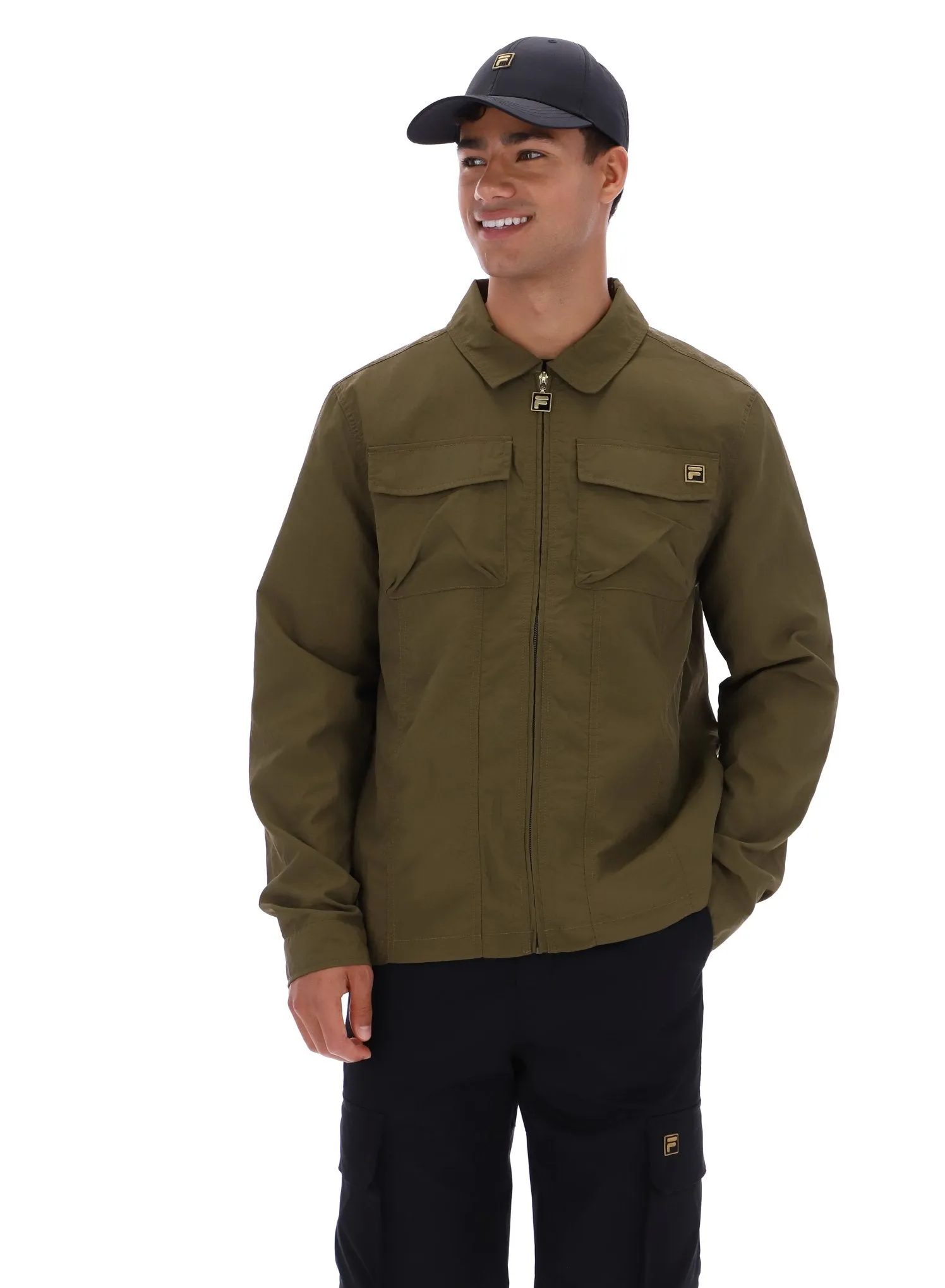 Multi Panel Design Kasa Zip-Through Overshirt