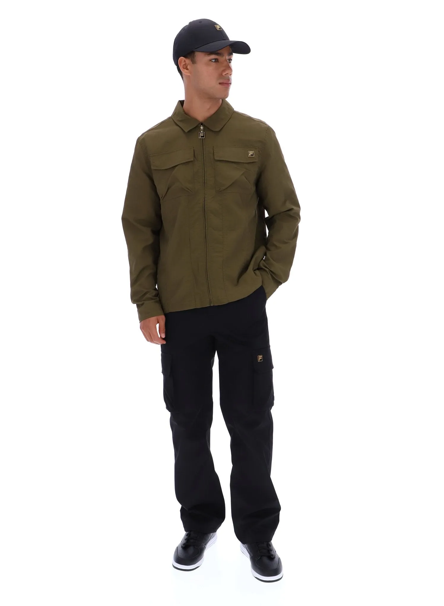 Kasa Zip-Through Overshirt Daily Comfort