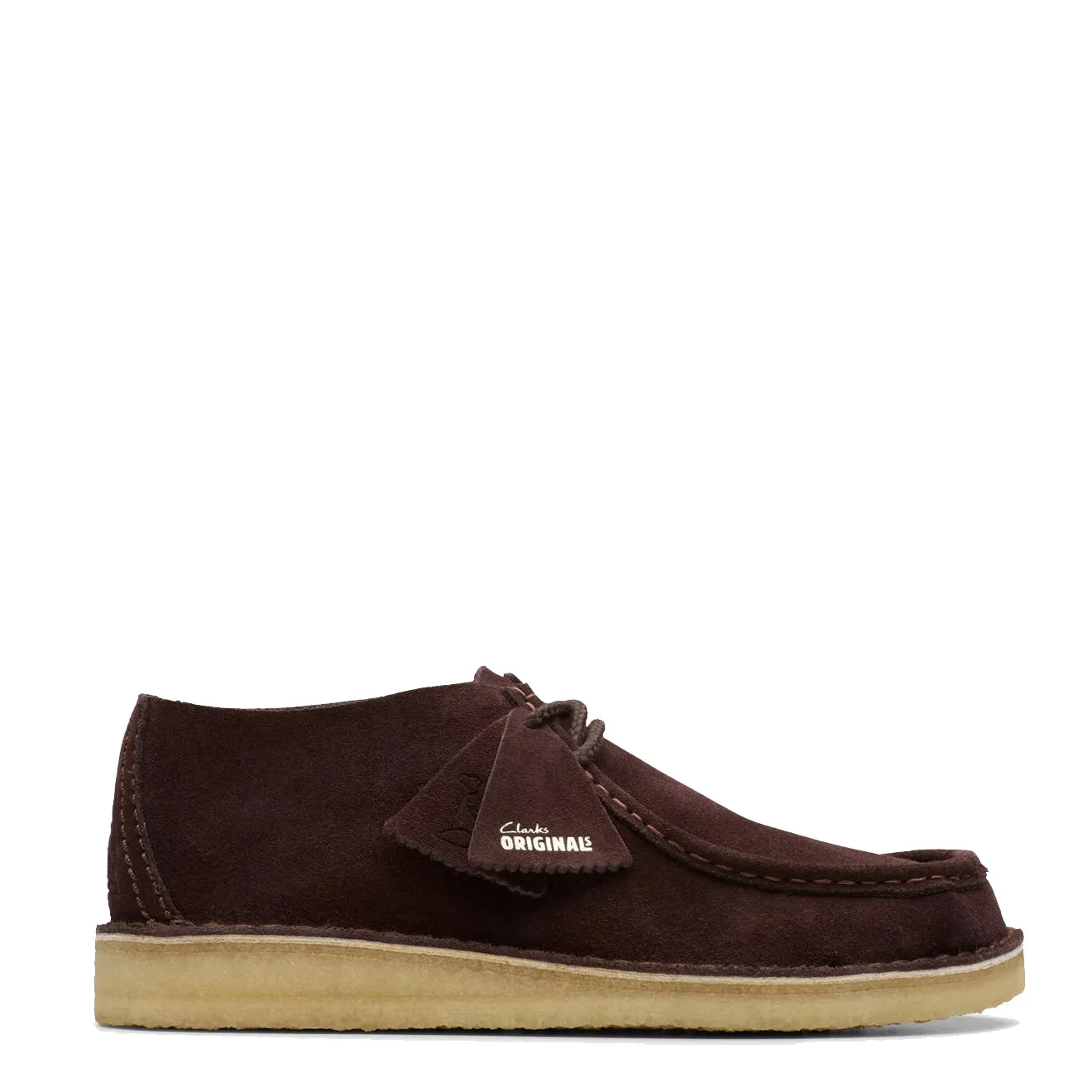 Clarks Originals Desert Nomad Deep Brown Suede Low Impact Sole Geometry
