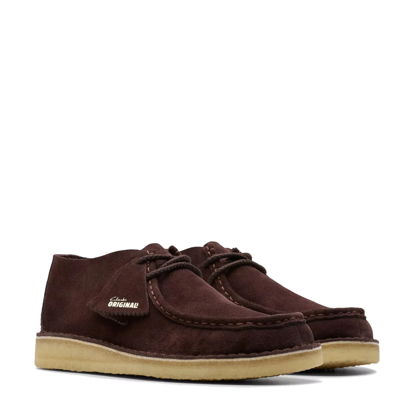 Clarks Originals Desert Nomad Deep Brown Suede Surf Mode