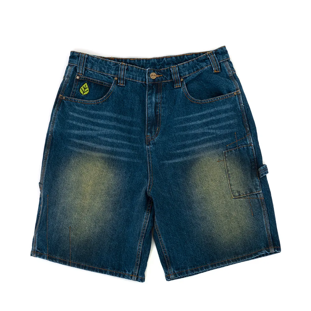 Snag Free Fabric Technology Weathergear Denim Shorts (Repaired Indigo) (S)