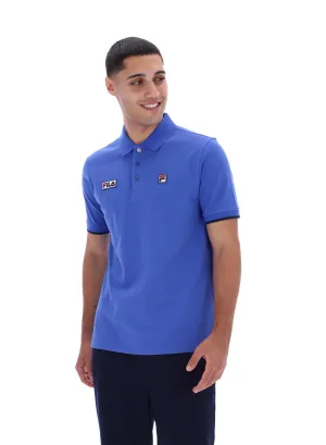 Solid color purity simple design Pablo Three-Button Tipped Rib Polo Shirt