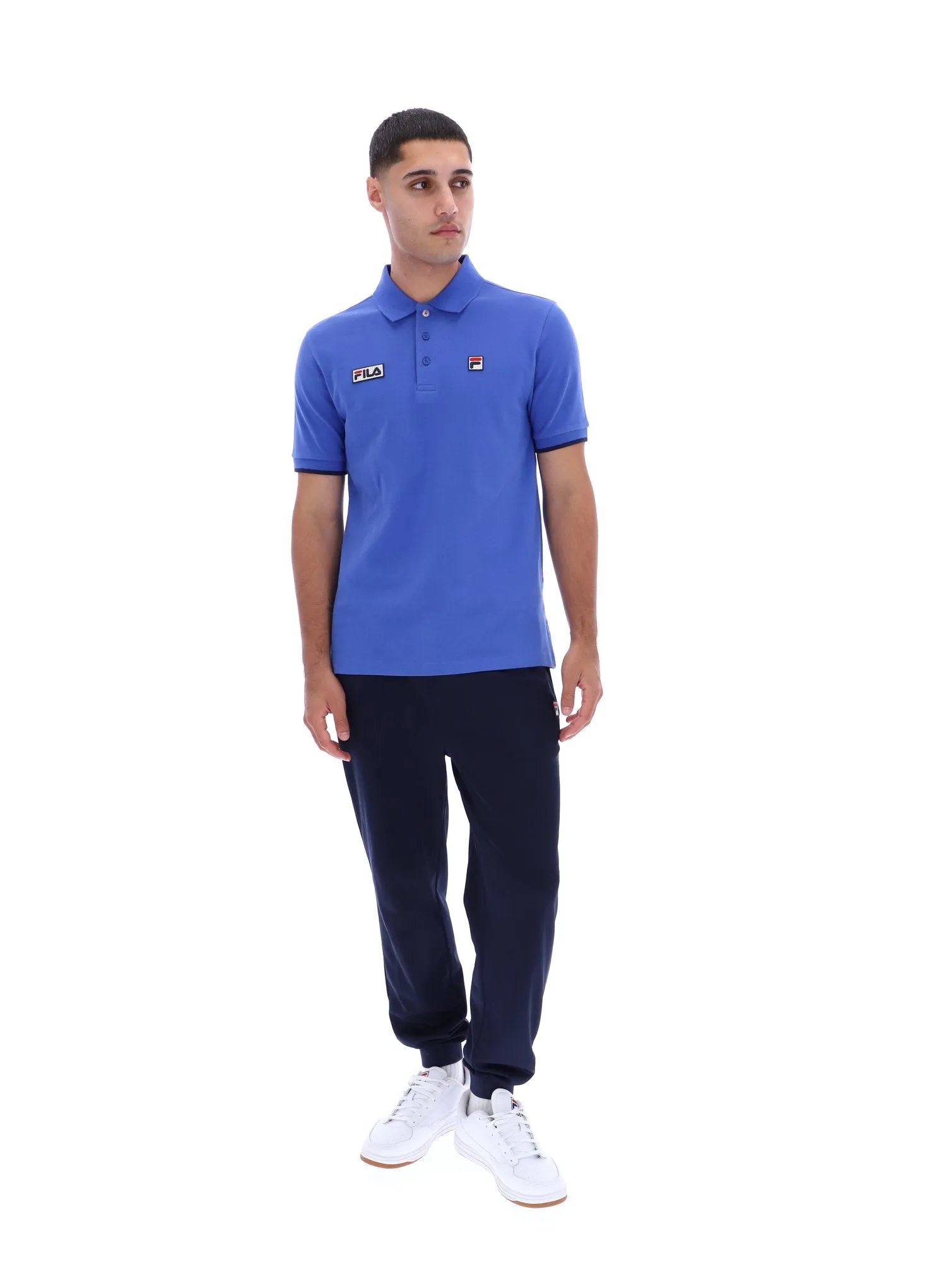 Pre Shrunk Fabric Pablo Three-Button Tipped Rib Polo Shirt