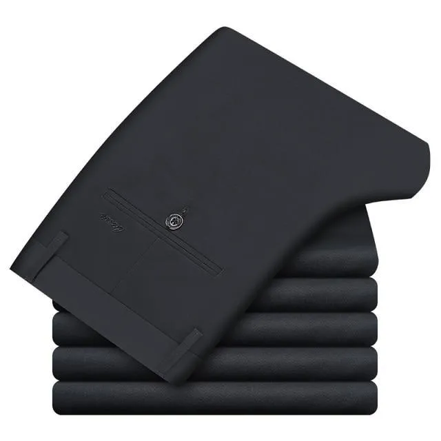 West Louis? Brand Comfy Modal Fabric Business Casual Pants Tear Resistant Weave