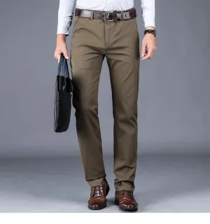 West Louis? New Classic Style Straight Loose Pants No Fuss Fit