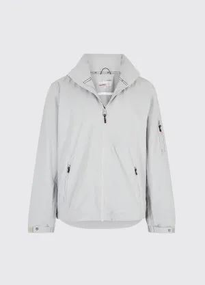 Croatia Men's Fleece-lined Crew Jacket - Platinum Multi Pocket Clean Minimal Look