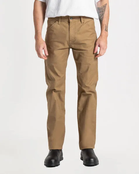 Levi's? Workwear 505 Utility Regular Fit Mens Jeans - Ermine Canvas Winter Warmth Sustainable Timeless Comfort