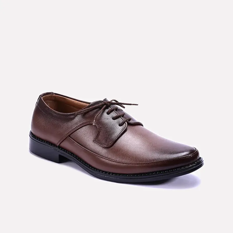 Balanced Tread Langley Brown Derby Dress Shoes 0111175