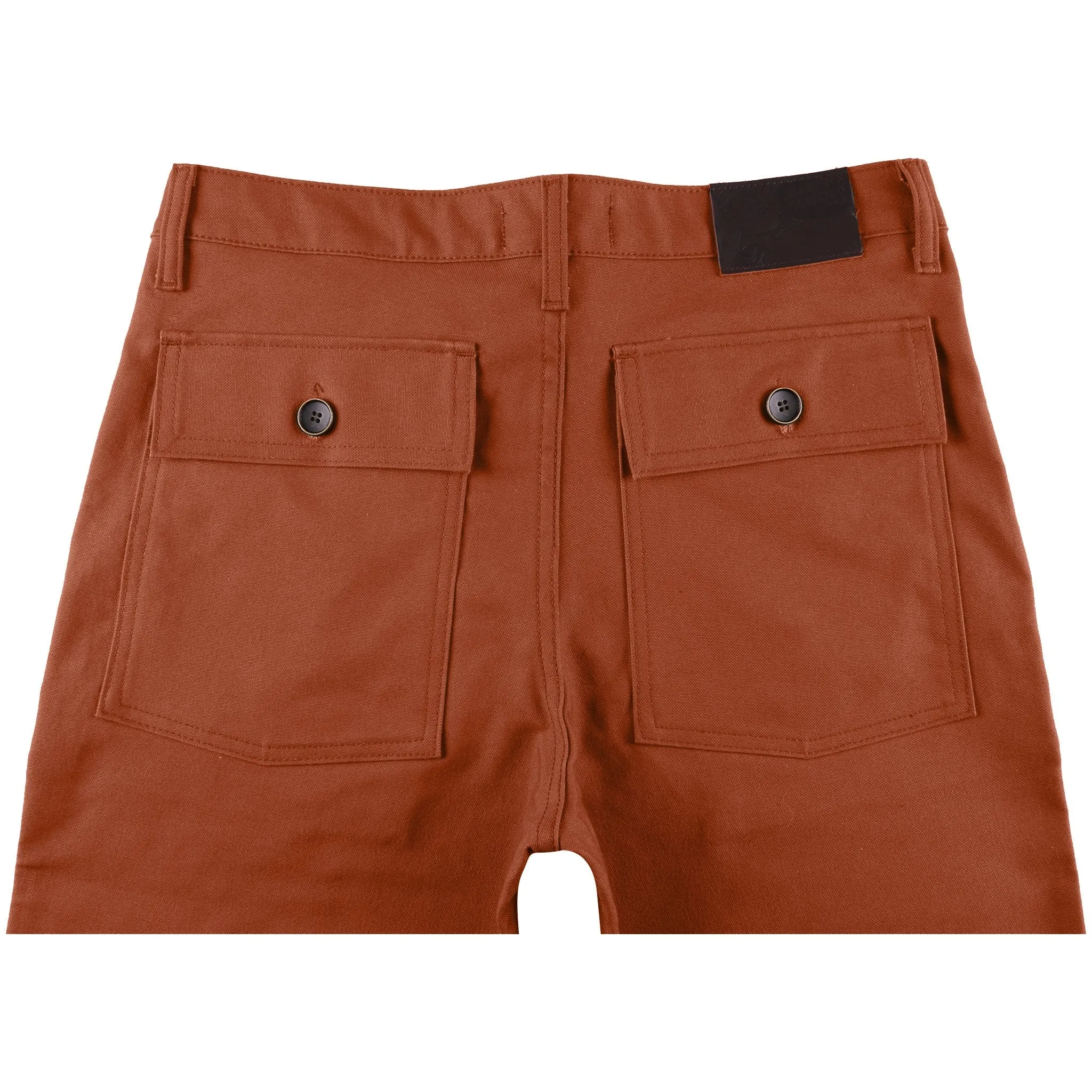 Tangle Free Cuffs Work Pant -  Brick Canvas