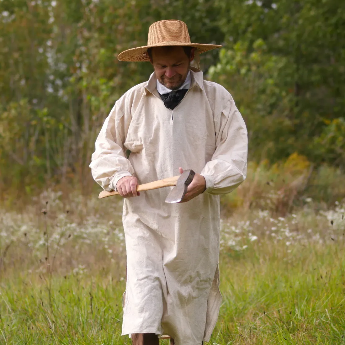Work Smock - Osnaburg Trendy Look