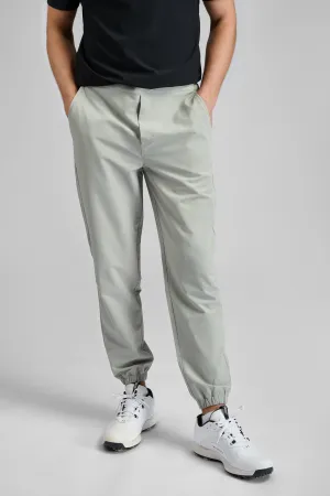 Perfect Layer Tapered leg Woven Stretch Golf Joggers - Driver Grey
