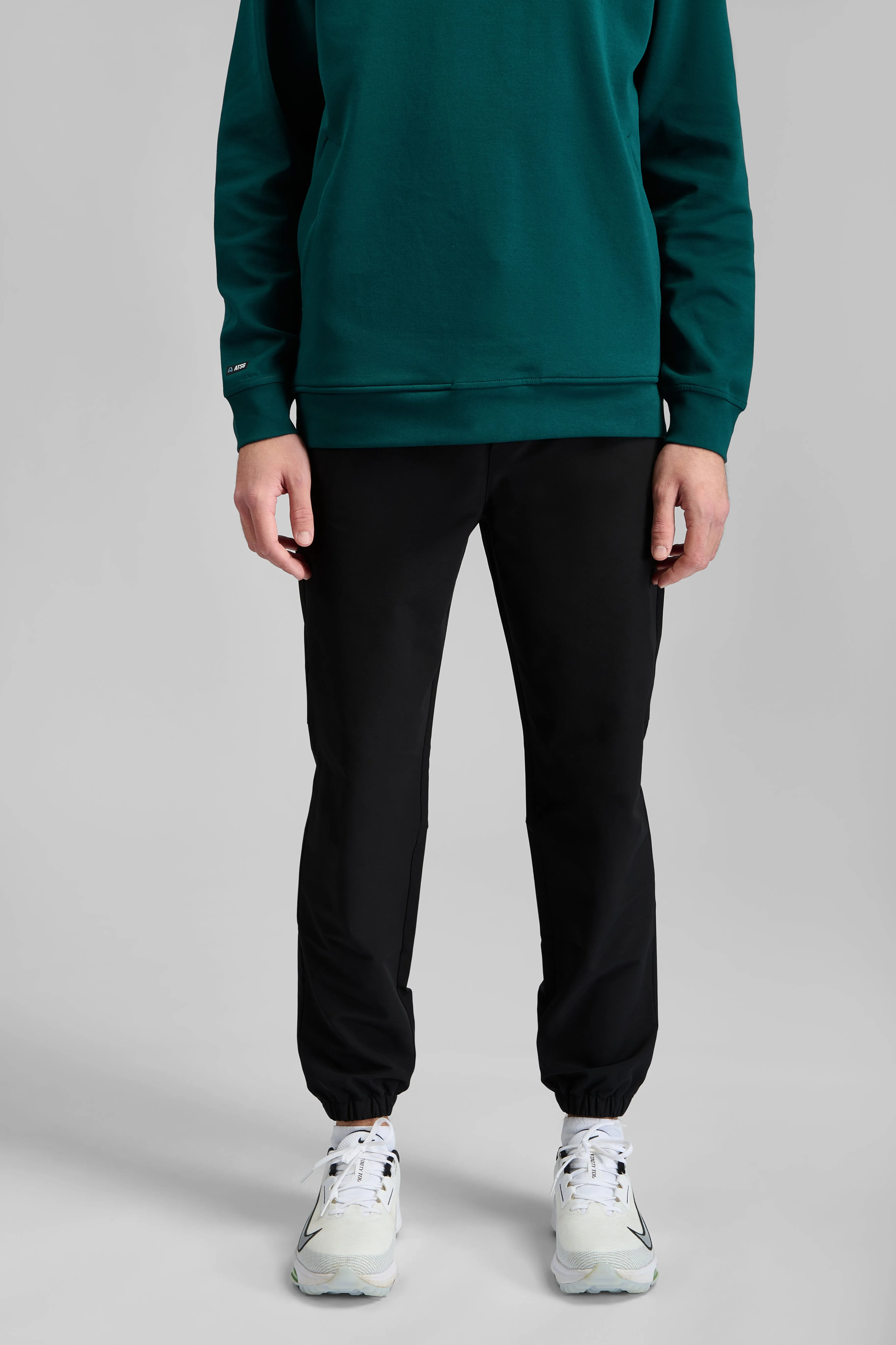 Daily Style Woven Stretch Golf Joggers - Putter Black