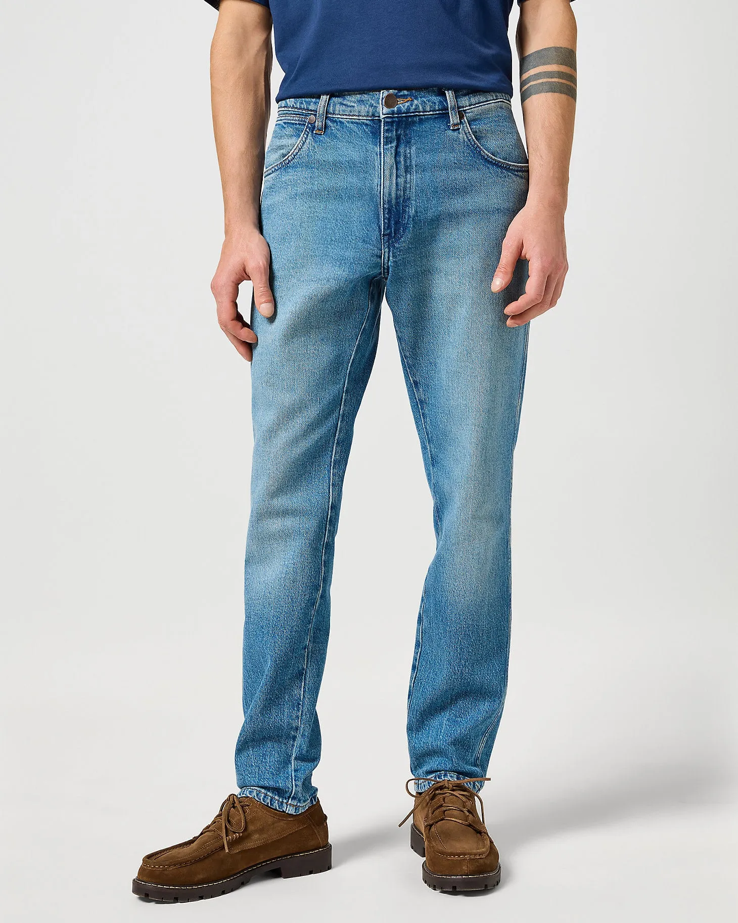 Wrangler River Regular Tapered Mens Jeans - Chante Responsible Denim Production