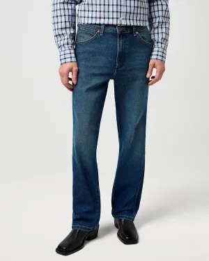 Wrangler Wrancher '365 Cool' Regular Bootcut Mens Jeans - Old Habits Comfy Waist Fit