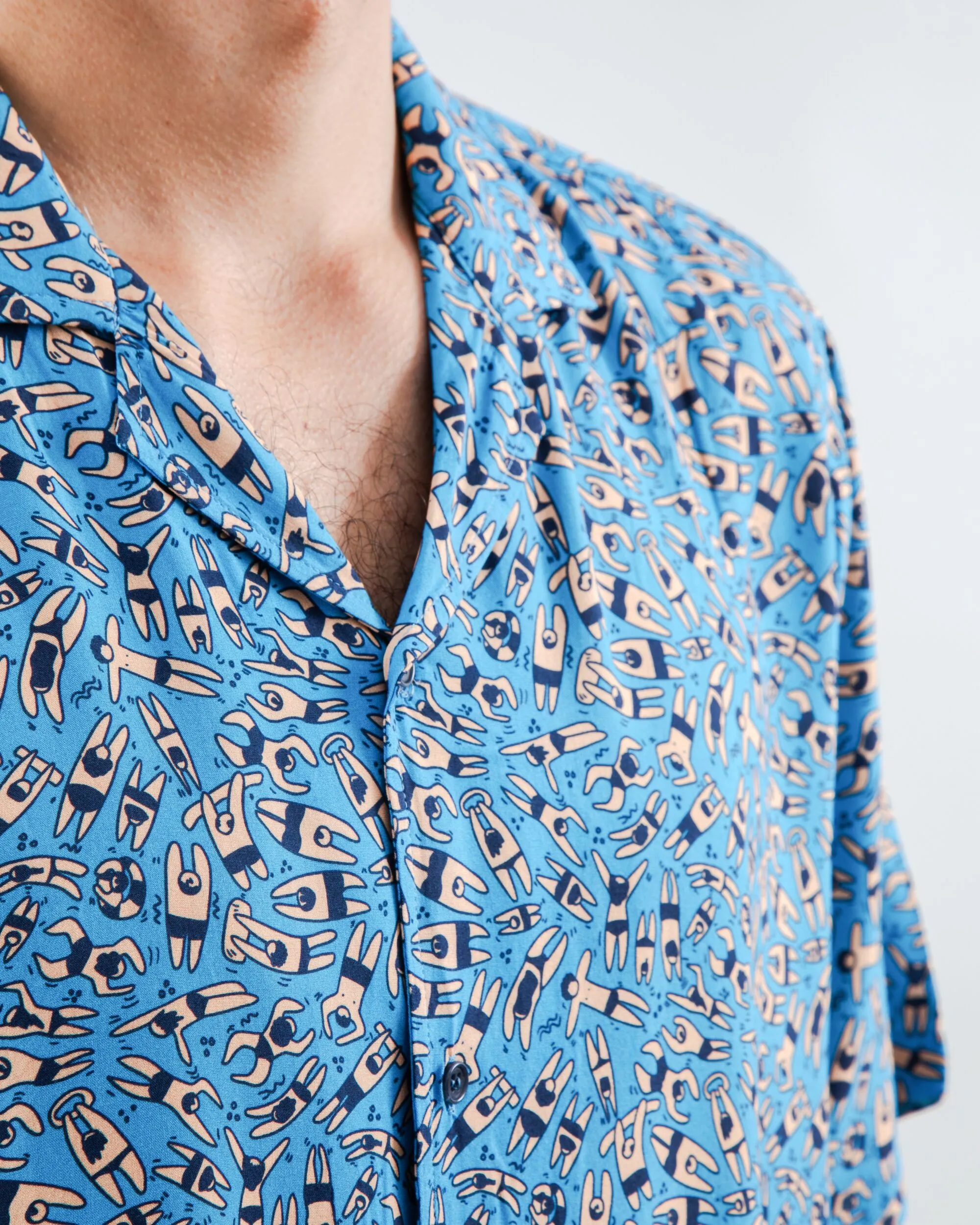 Lounge Comfort Just Swim Aloha Shirt