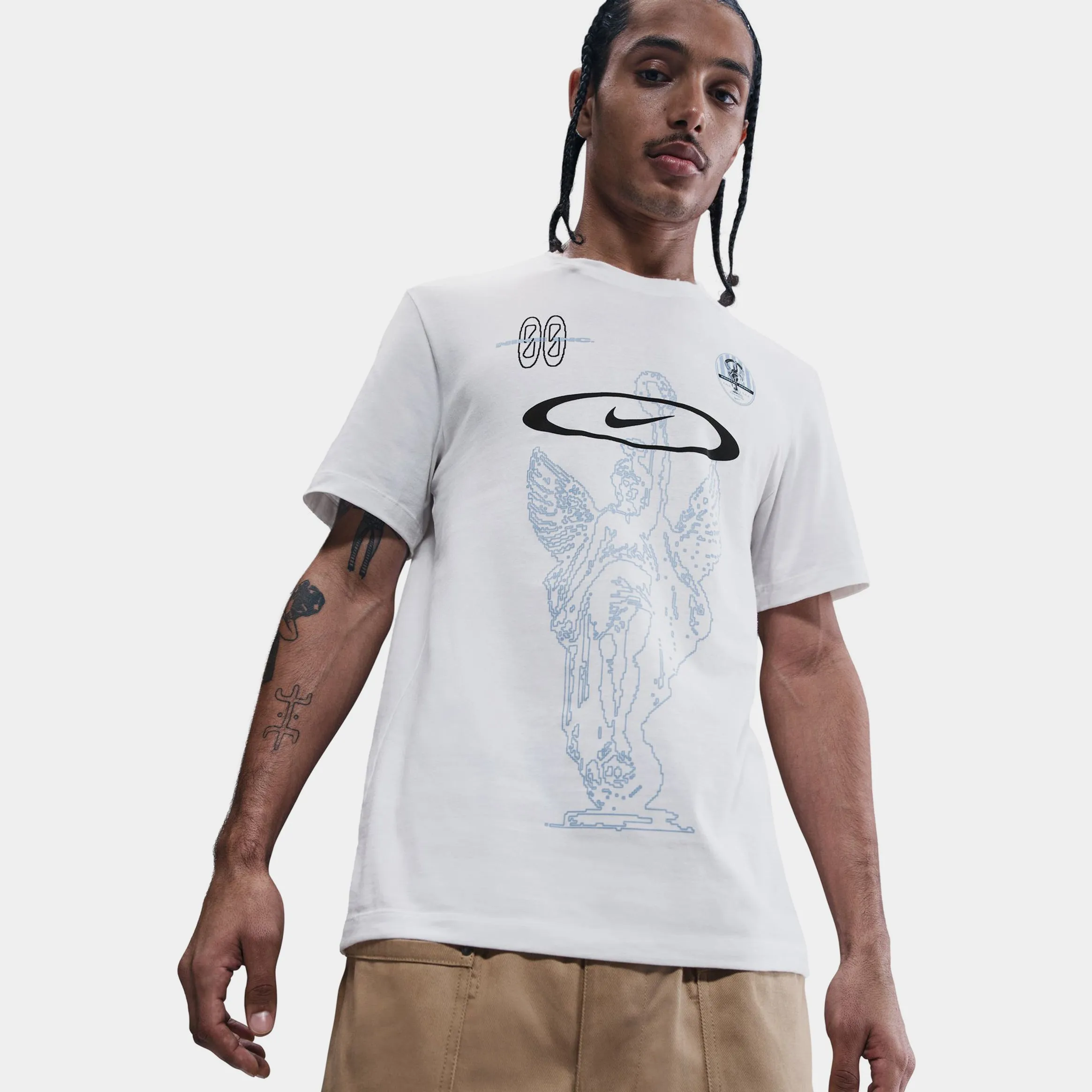 athletic style NSW Victory Graphic Mens Short Sleeve Shirt (White/Black)