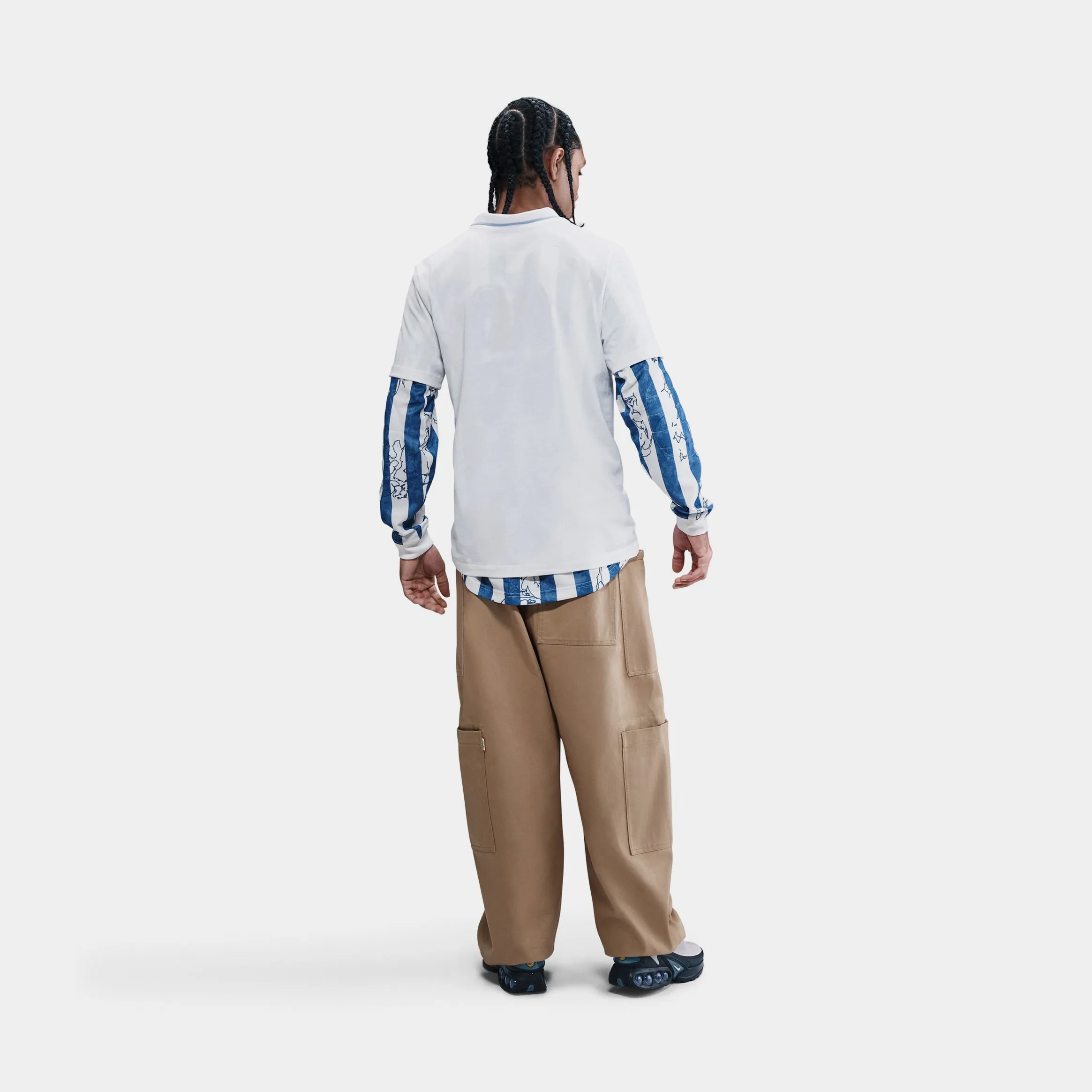 NSW Victory Graphic Mens Short Sleeve Shirt (White/Black) On-the-Go Comfort