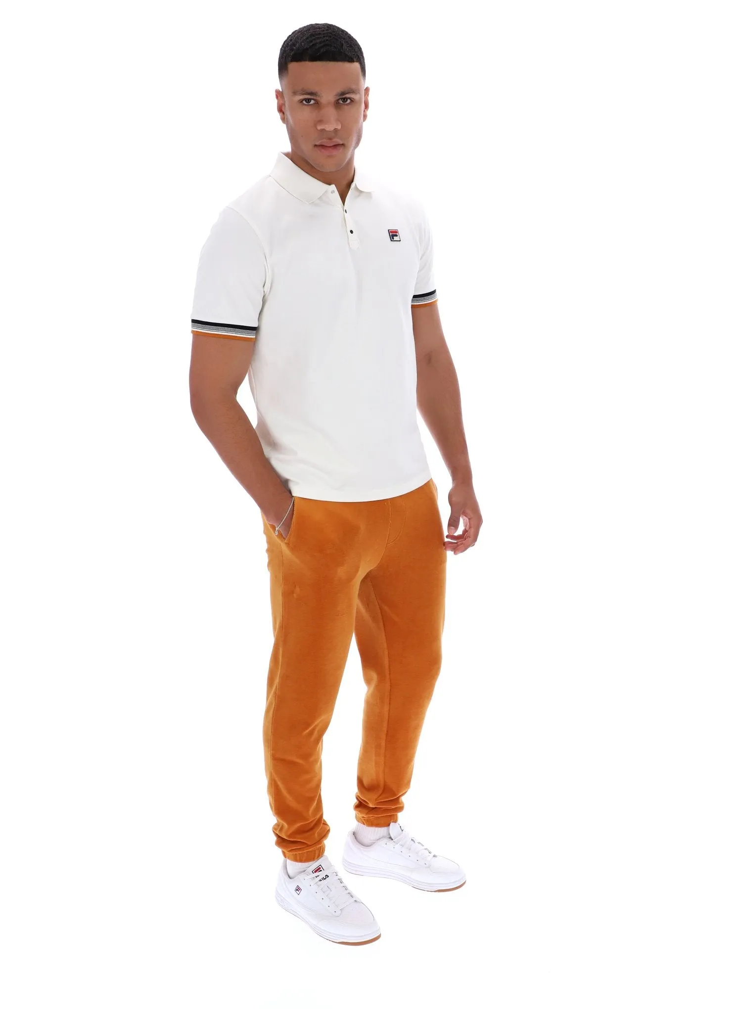 spandex blend Easygoing Wear Zev Cuff Detail Polo