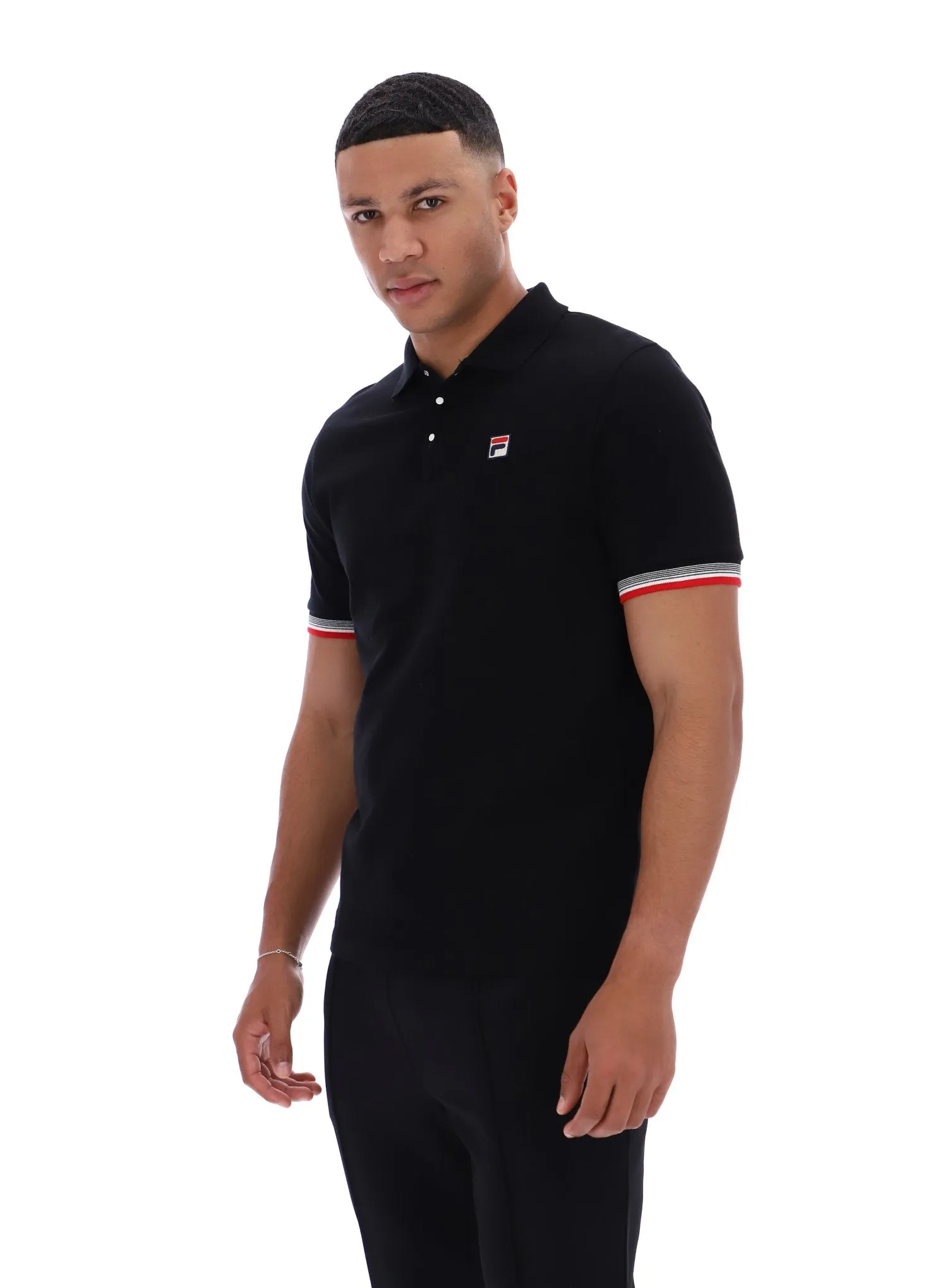 Double Stitched Seams Zev Cuff Detail Polo