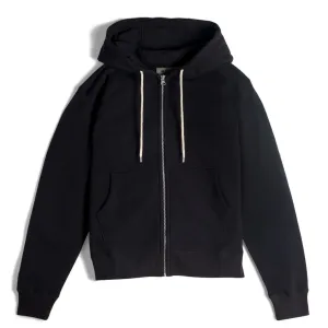 Warm Layer Zip Hoodie - Heavyweight Terry - Black