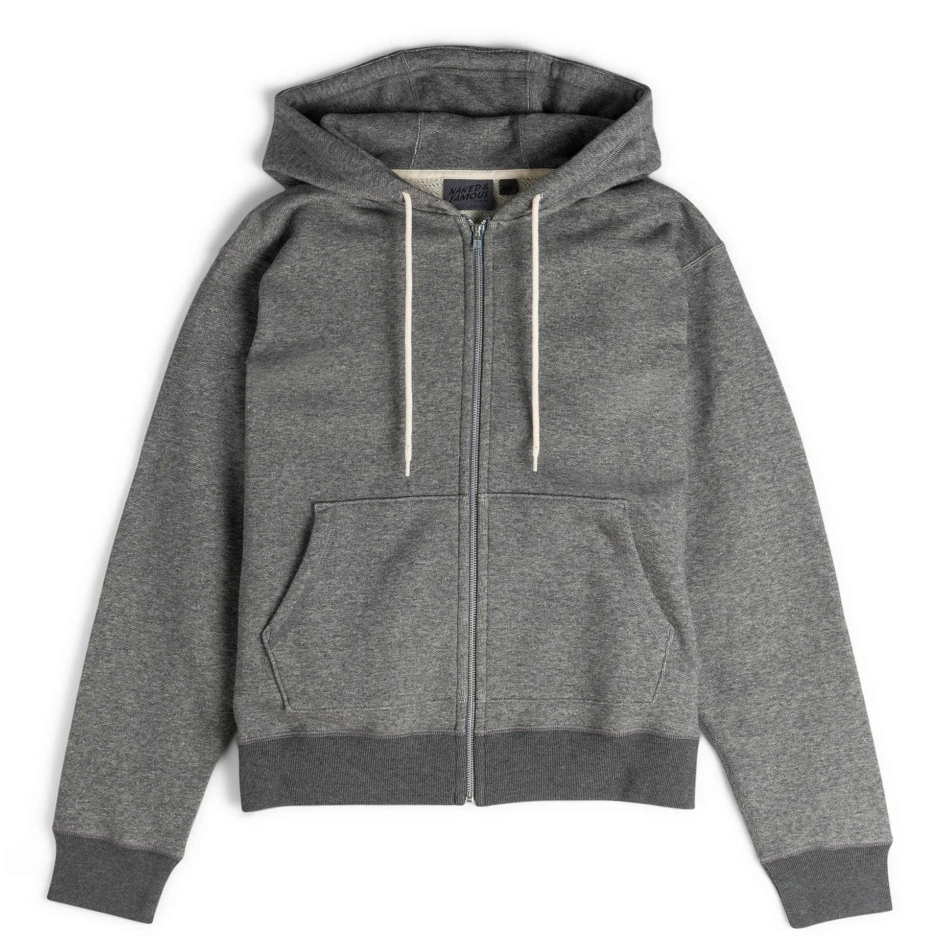 Zip Hoodie - Heavyweight Terry - Charcoal Convenient