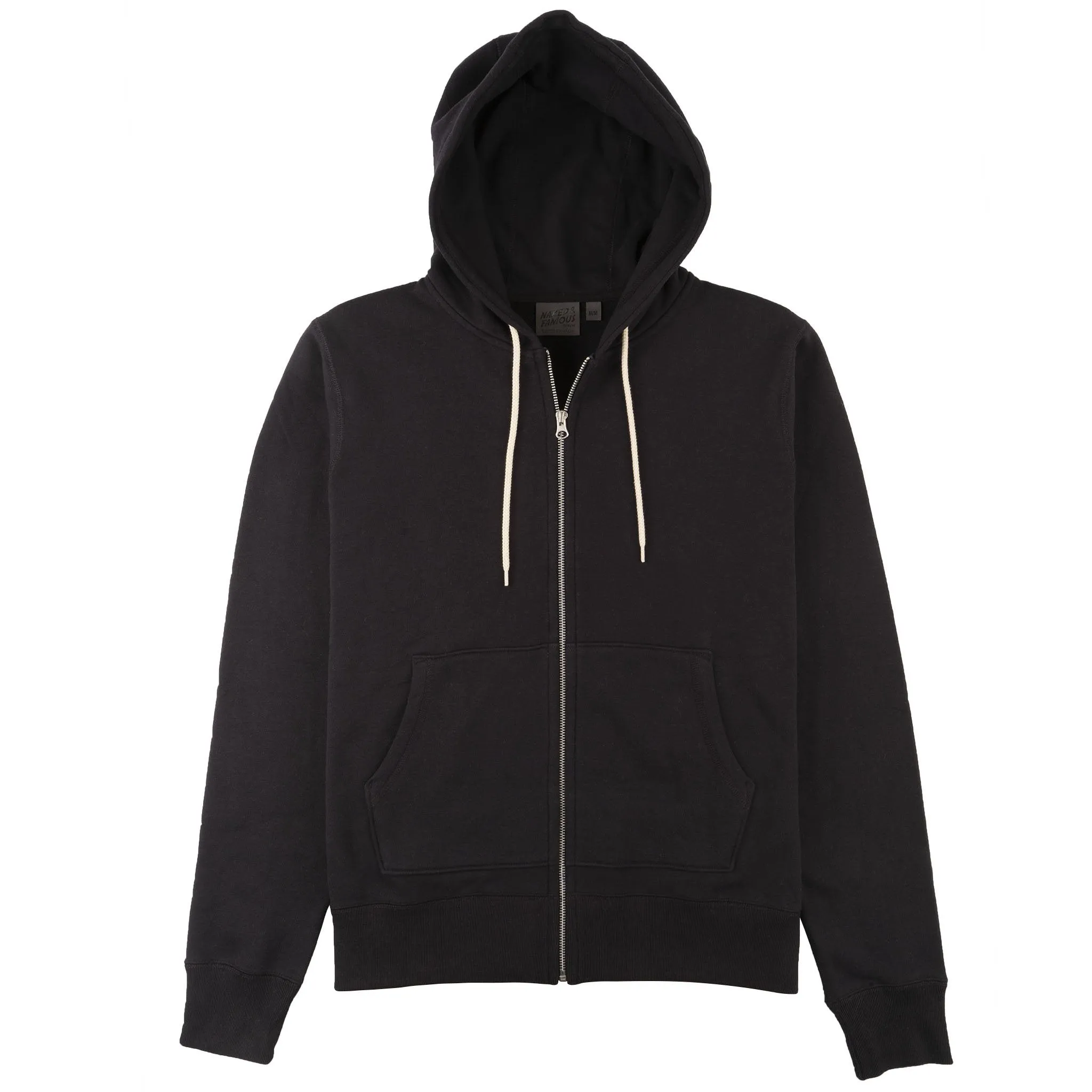 Core Sporty Travel Relaxed Zip Hoodie - Heavyweight Terry - Navy